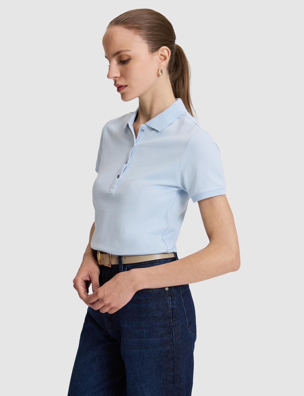Mavi Slim Fit Pamuklu Polo Yaka Basic Tişört - 50325456057