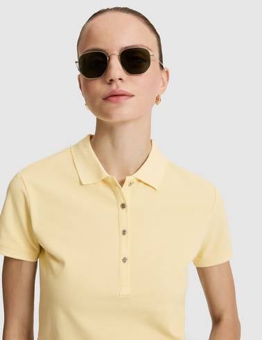Limon Slim Fit Pamuklu Polo Yaka Basic Tişört