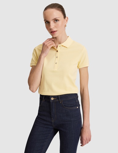 Limon Slim Fit Pamuklu Polo Yaka Basic Tişört