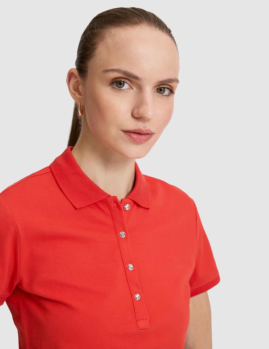 Kırmızı Slim Fit Basic Tişört