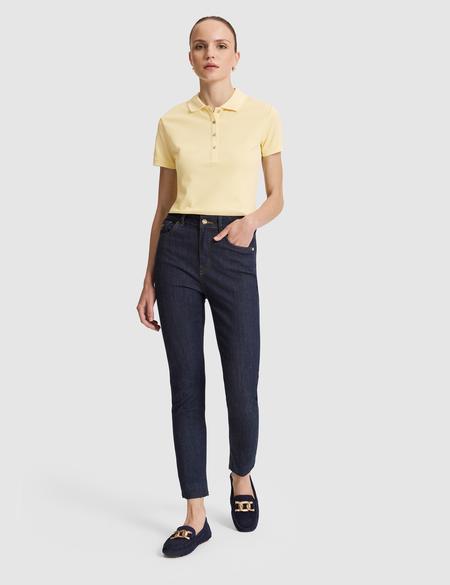 Limon Slim Fit Pamuklu Polo Yaka Basic Tişört - 50325456050