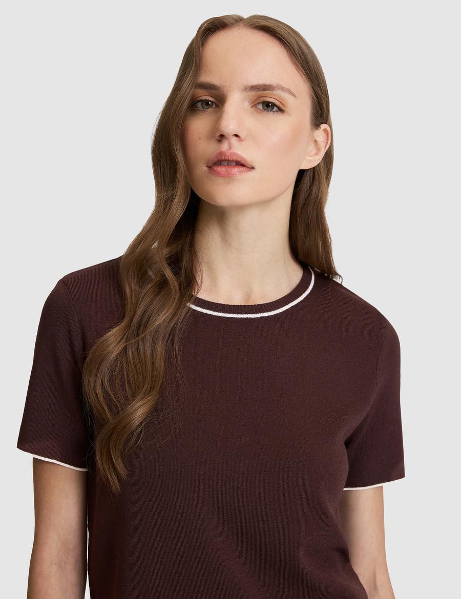Kahverengi Slim Fit Kazak