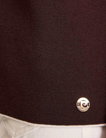 Kahverengi Slim Fit Kazak - 50326921001