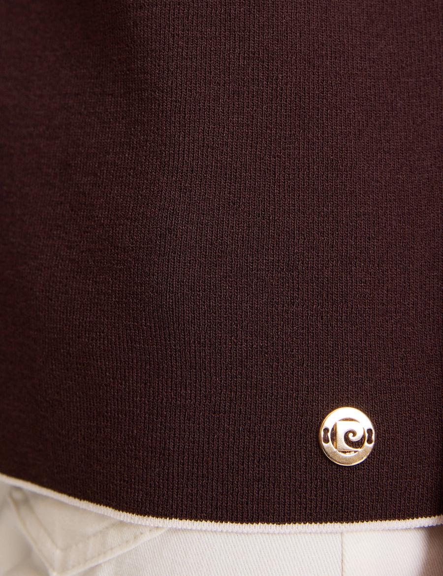 Kahverengi Slim Fit Kazak