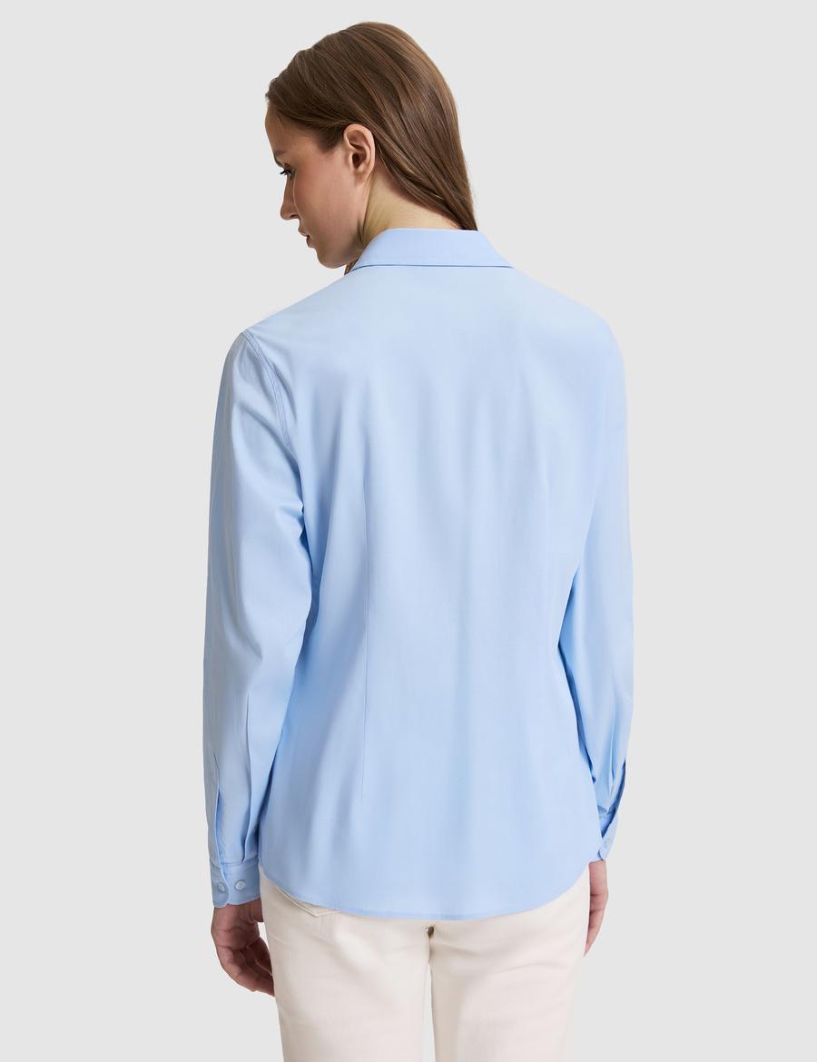 Açık Mavi Slim Fit Uzun Kollu Gömlek
