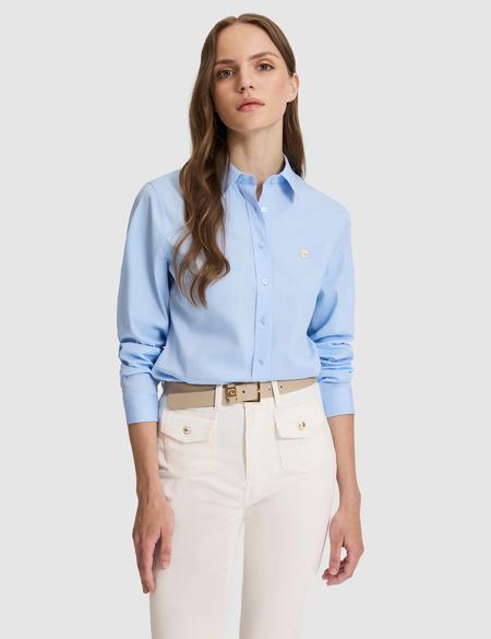 Açık Mavi Slim Fit Uzun Kollu Gömlek - 50328627006