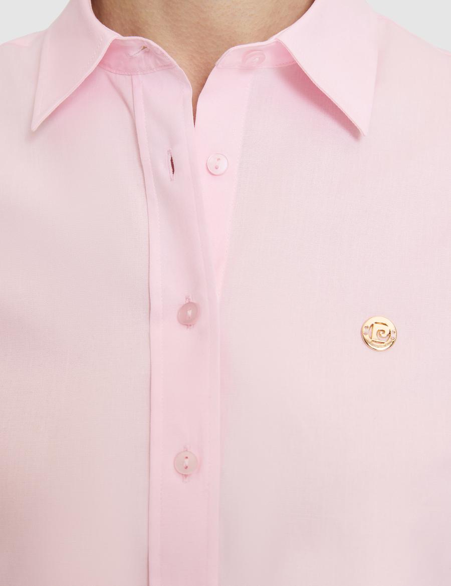 Pembe Slim Fit Uzun Kollu Gömlek