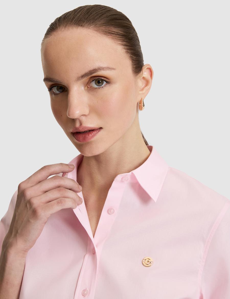 Pembe Slim Fit Uzun Kollu Gömlek