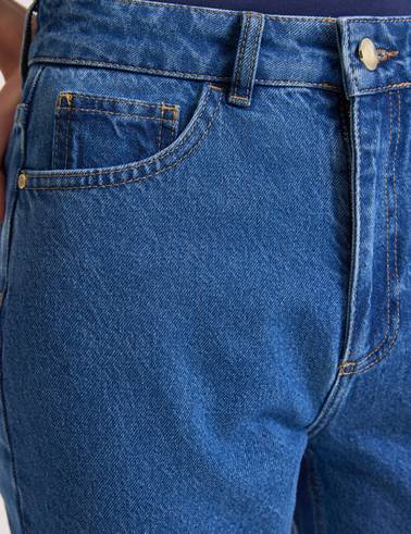 Açık Mavi Straight Fit Jean Pantolon