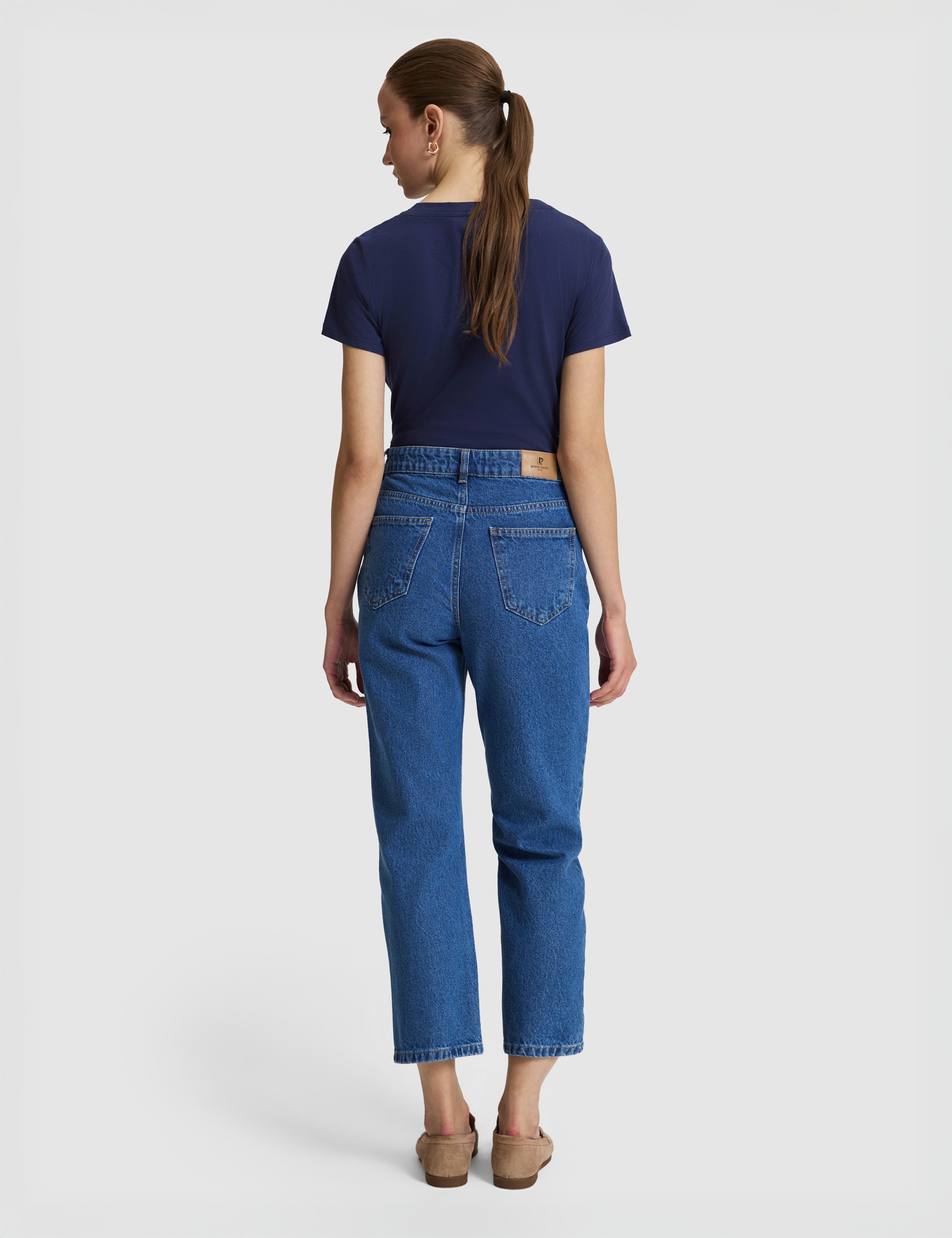 Açık Mavi Straight Fit Jean Pantolon - Image 5