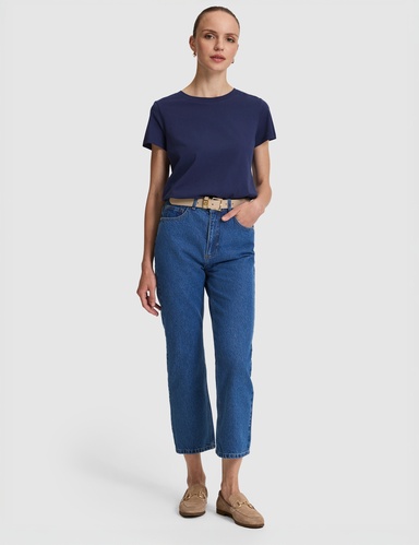 Açık Mavi Straight Fit Jean Pantolon