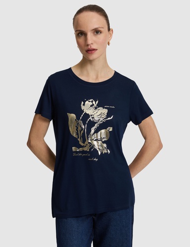 Lacivert Comfort Fit Tişört