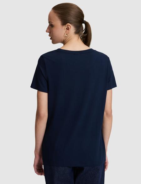 Lacivert Comfort Fit Tişört - 50319856006