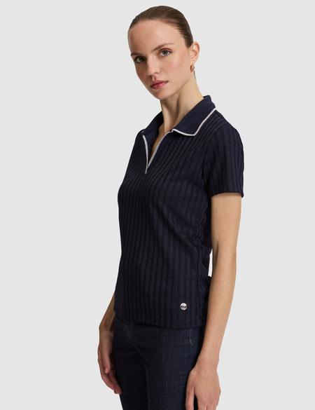 Lacivert Slim Fit Basic Tişört - 50320697071