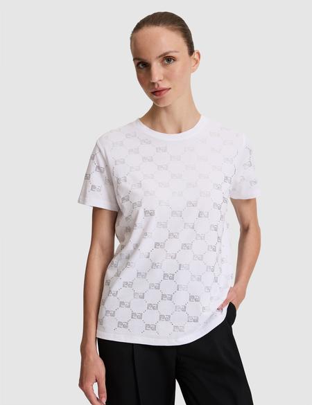Beyaz Regular Fit Tişört - 50319828008