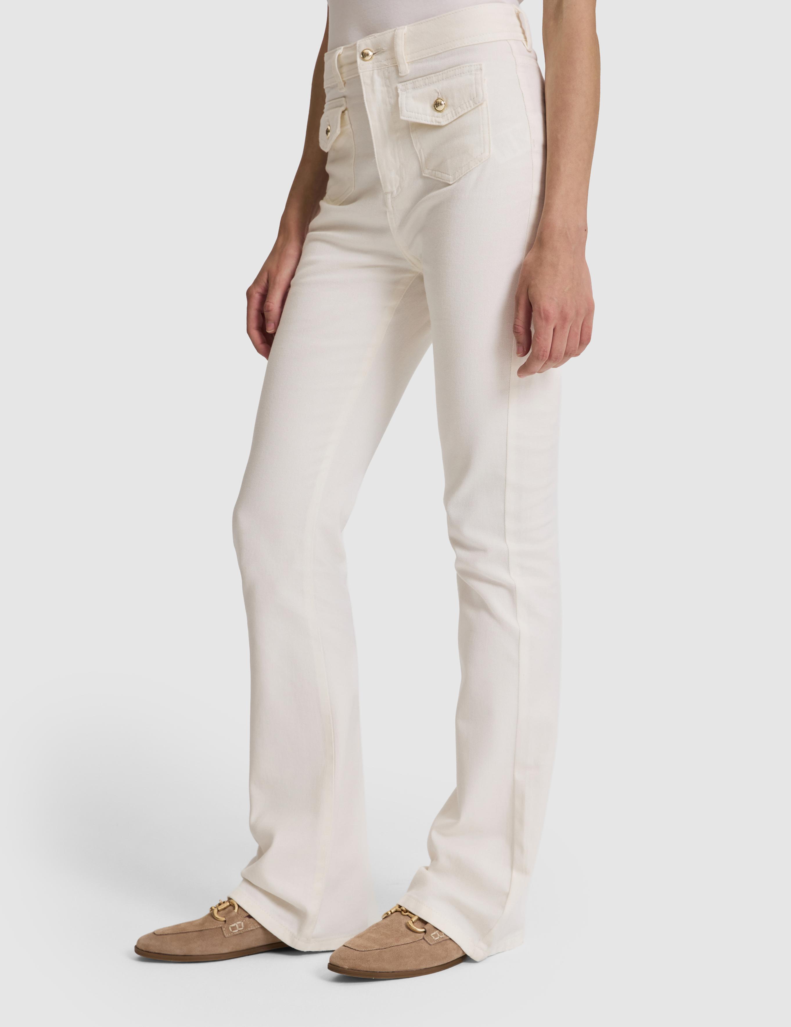 Ekru Jean Pantolon
