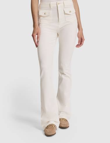 Ekru Jean Pantolon
