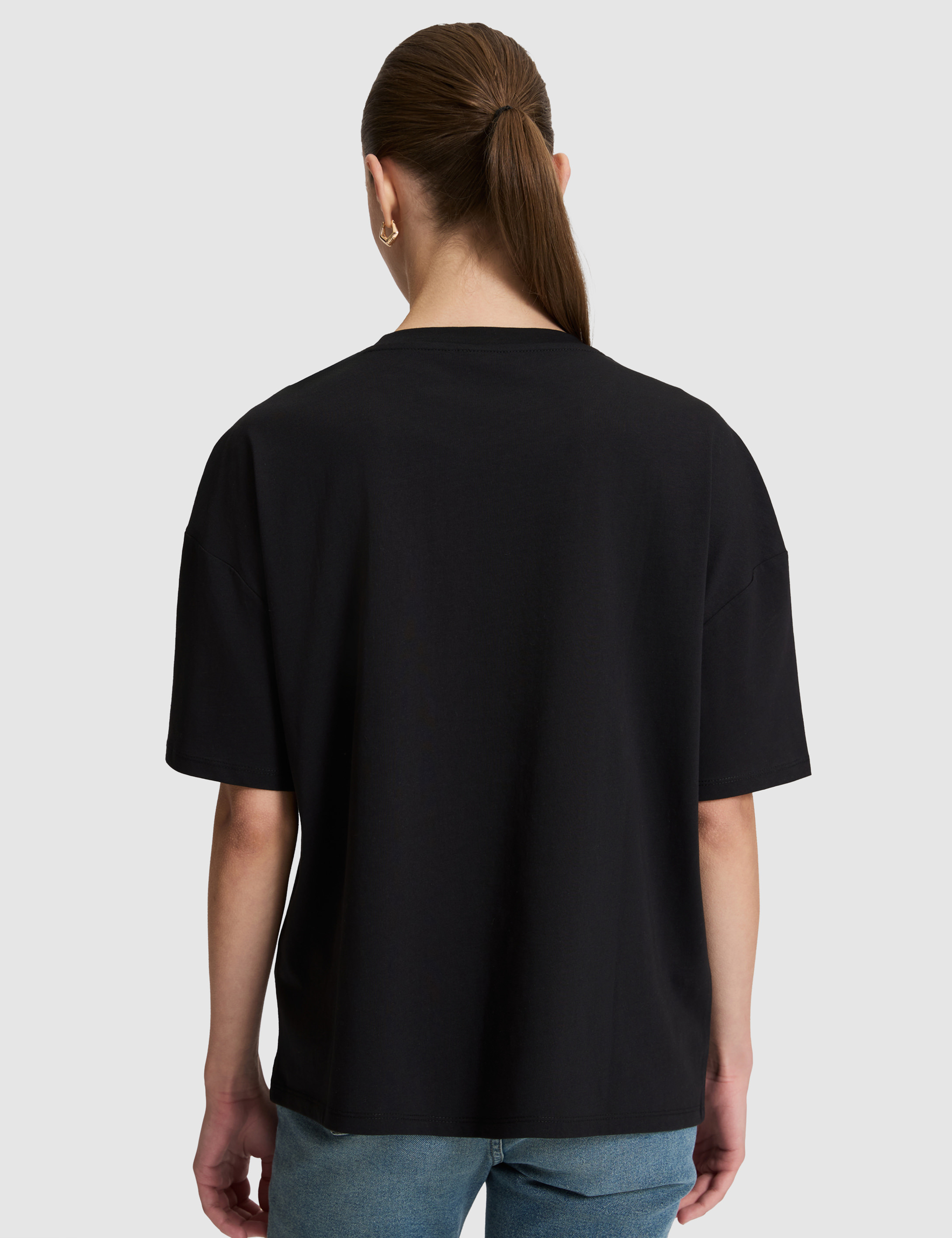 Siyah Oversize Tişört