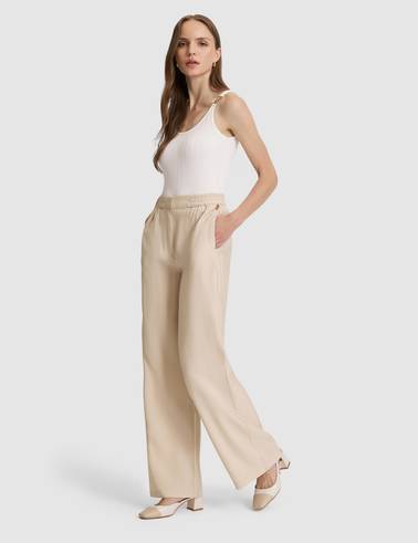 Kum Loose Fit Kanvas Pantolon