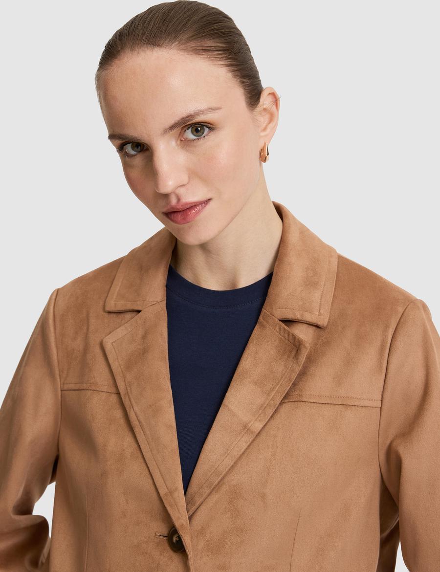 Camel Regular Fit Ceket