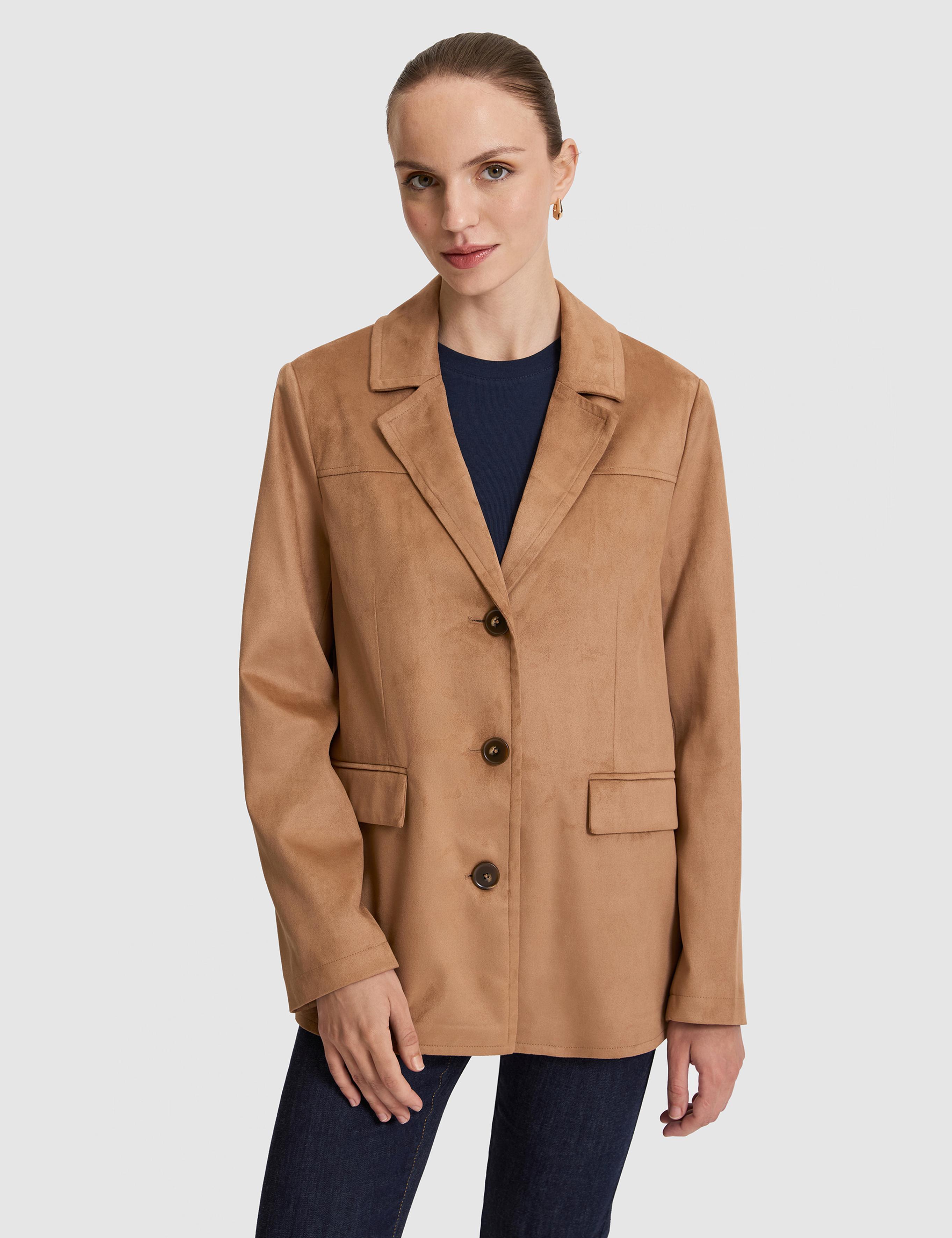 Camel Regular Fit Ceket