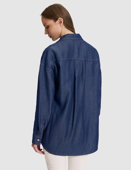 Saks Comfort Fit Jean Gömlek - 50325403003