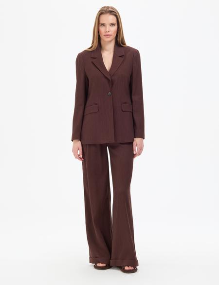Kahverengi Regular Fit Ceket - 50324082005