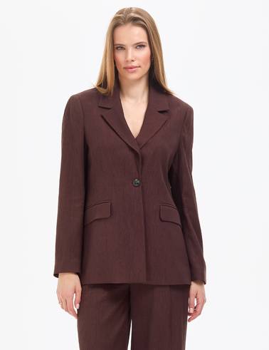 Kahverengi Regular Fit Ceket