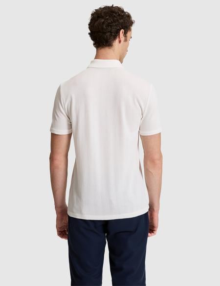 Ekru Slim Fit Düğmeli Polo Yaka Tişört - 50321192014
