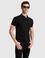 Siyah Slim Fit Düğmeli Polo Yaka Tişört