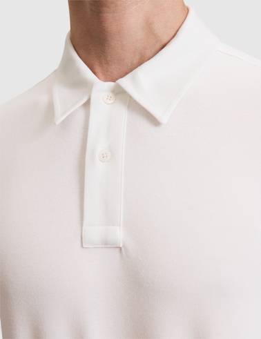Ekru Regular Fit Düğmeli Polo Yaka Tişört