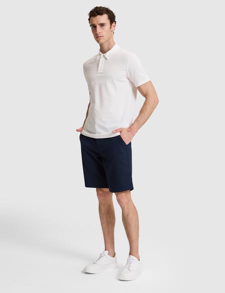 Ekru Regular Fit Düğmeli Polo Yaka Tişört - 50321157060