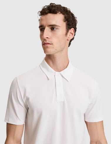 Ekru Regular Fit Düğmeli Polo Yaka Tişört