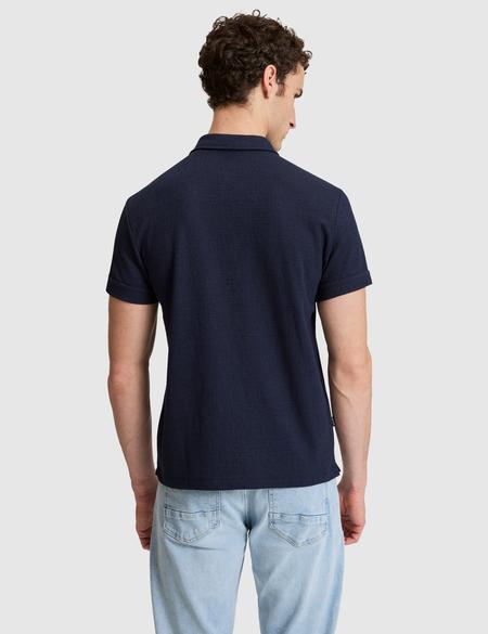 Lacivert Slim Fit Polo Yaka Tişört - 50321152091