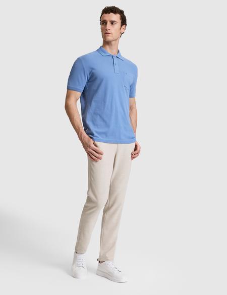 Mavi Regular Fit %100 Pamuk Düğmeli Polo Yaka Basic Tişört - 50321144049