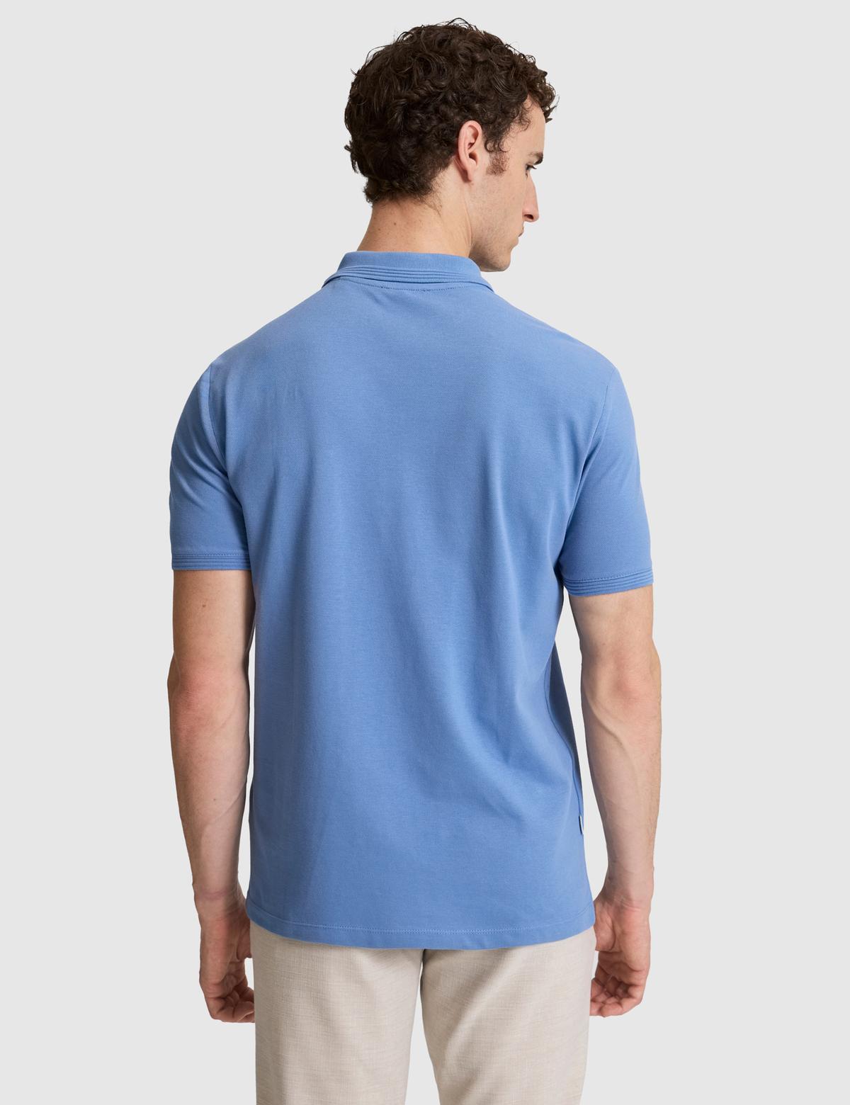 Mavi Regular Fit %100 Pamuk Düğmeli Polo Yaka Basic Tişört - 50321144049