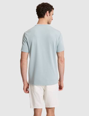 Koyu Mint Regular Fit Bisiklet Yaka Tişört