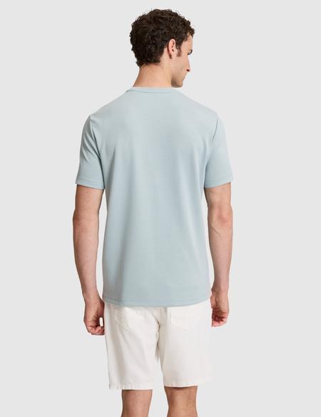 Koyu Mint Regular Fit Bisiklet Yaka Tişört - 50321063021