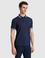 Lacivert Slim Fit Düğmeli Polo Yaka Tişört