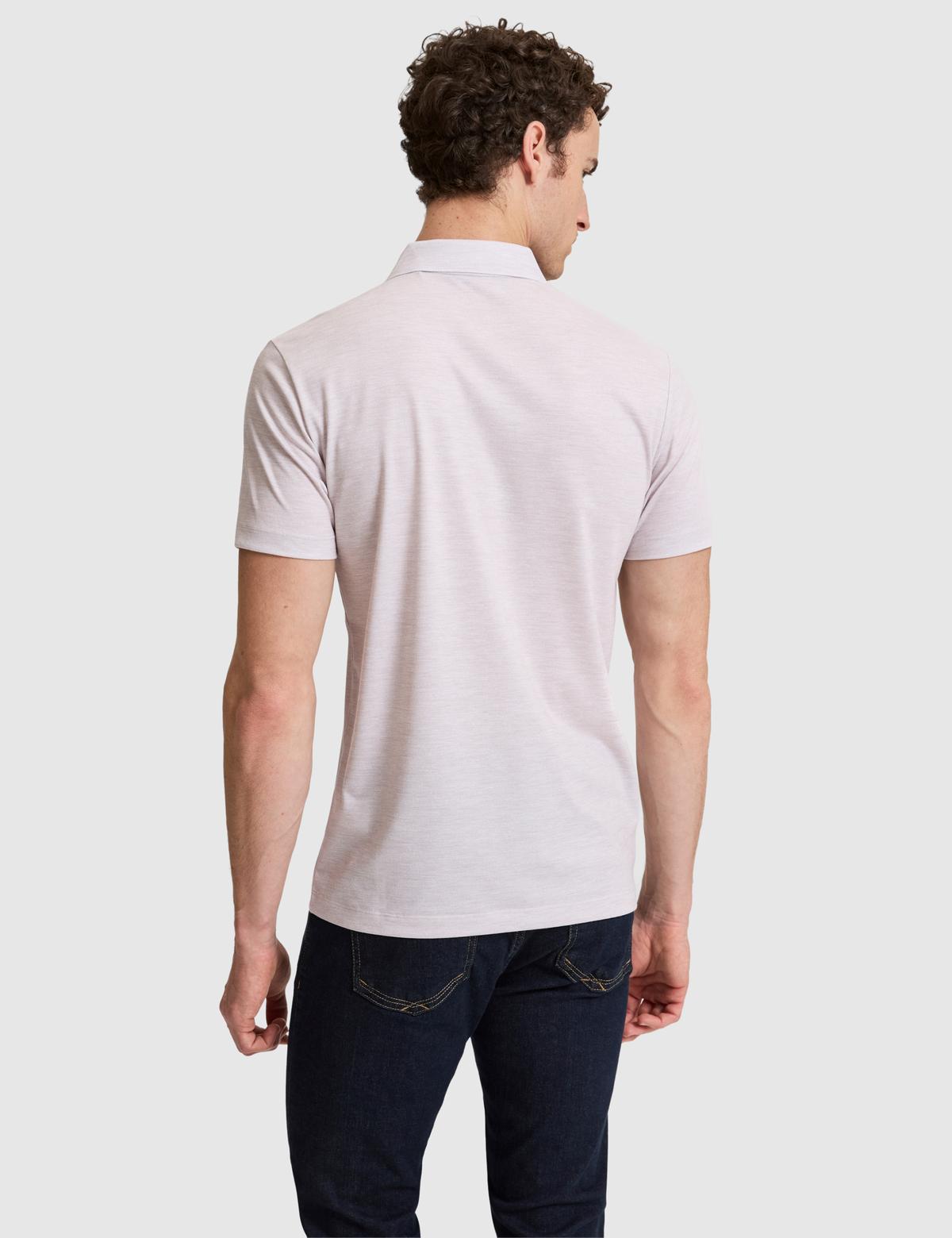 Bej Slim Fit Polo Yaka Tişört - 50323955041