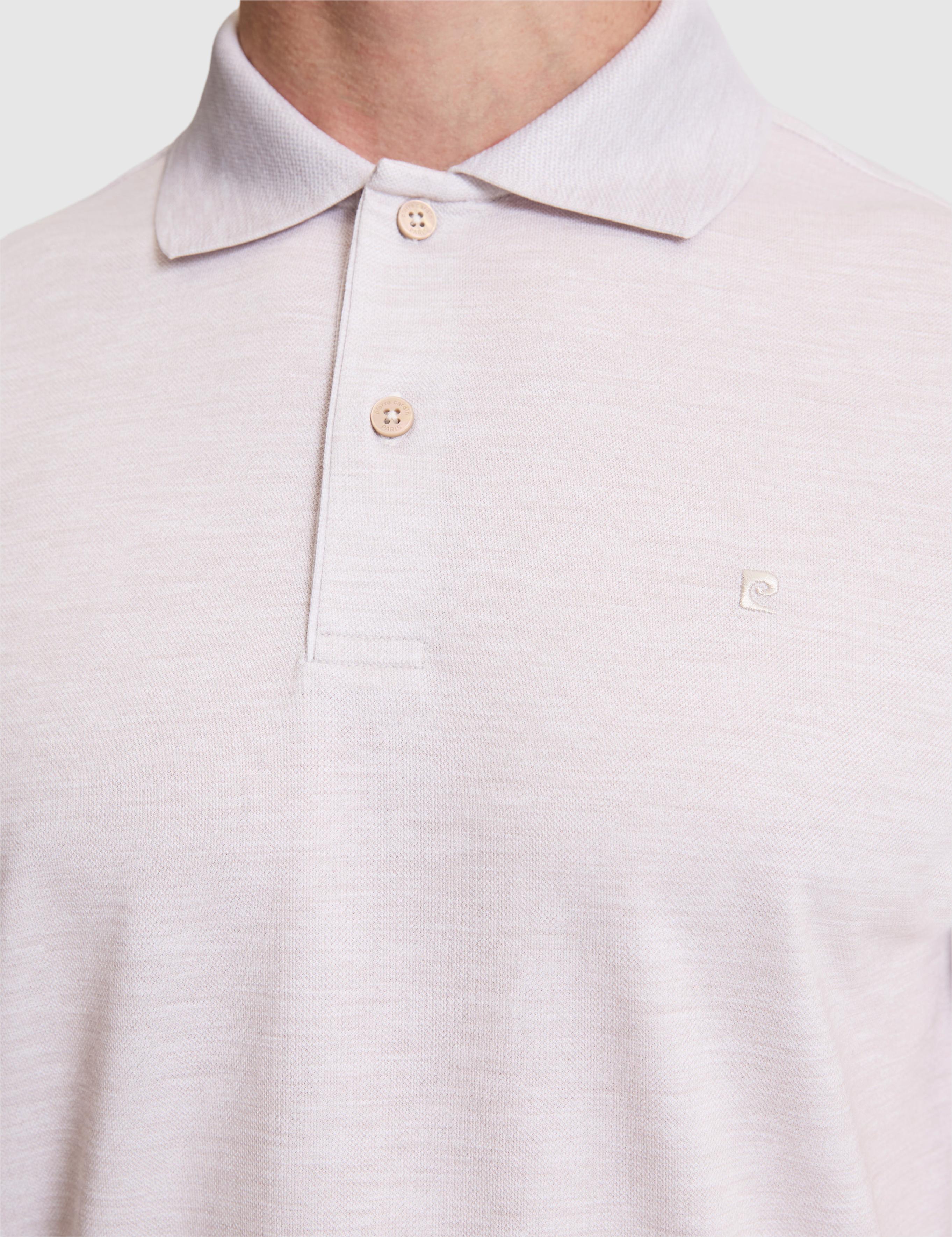 Bej Slim Fit Polo Yaka Tişört