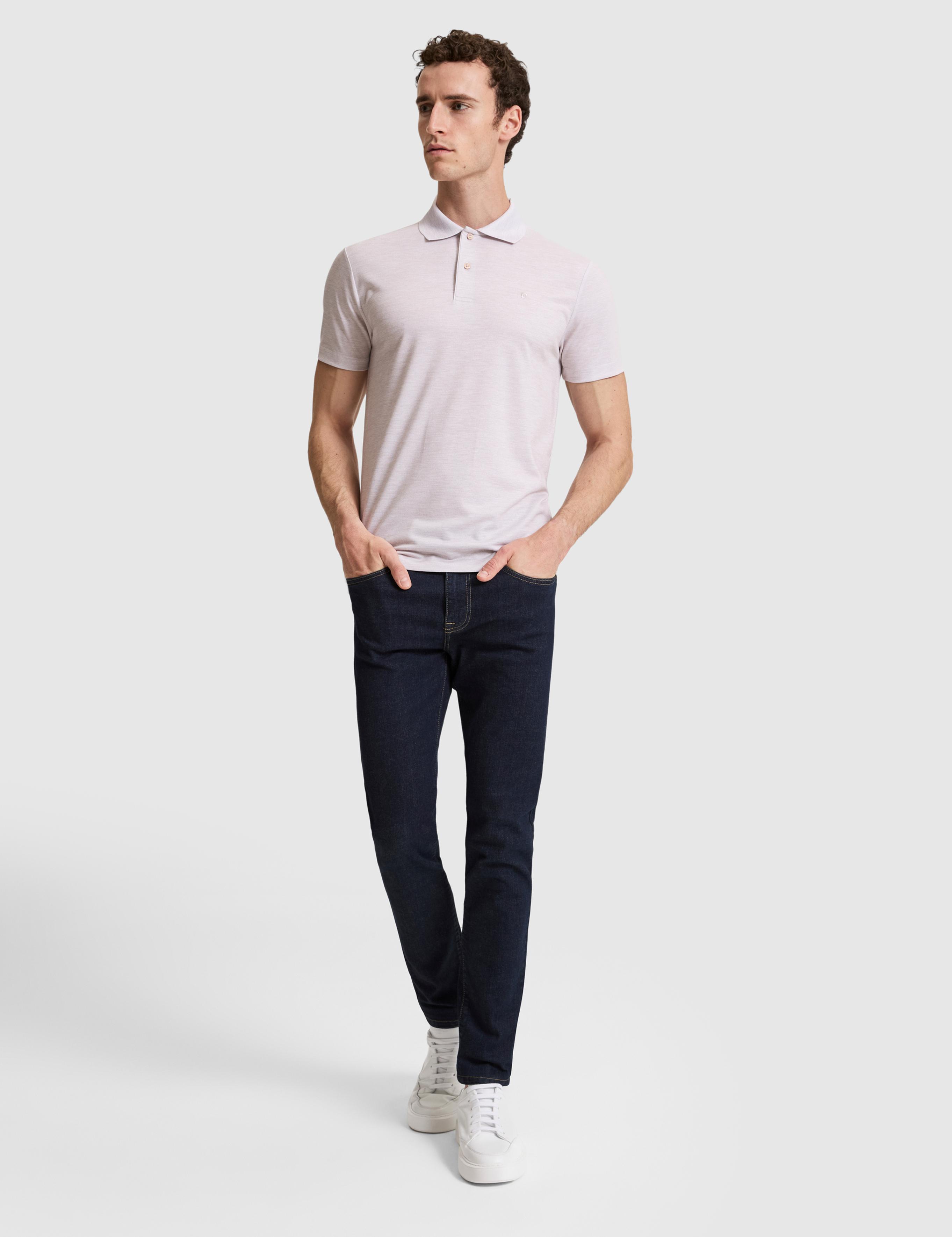 Bej Slim Fit Polo Yaka Tişört