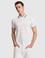 Ekru Slim Fit Düğmeli Polo Yaka Tişört
