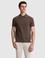 Koyu Kahverengi Slim Fit Polo Yaka Tişört