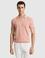 Somon Slim Fit Keten Karışımlı Apaş Yaka Triko Tişört