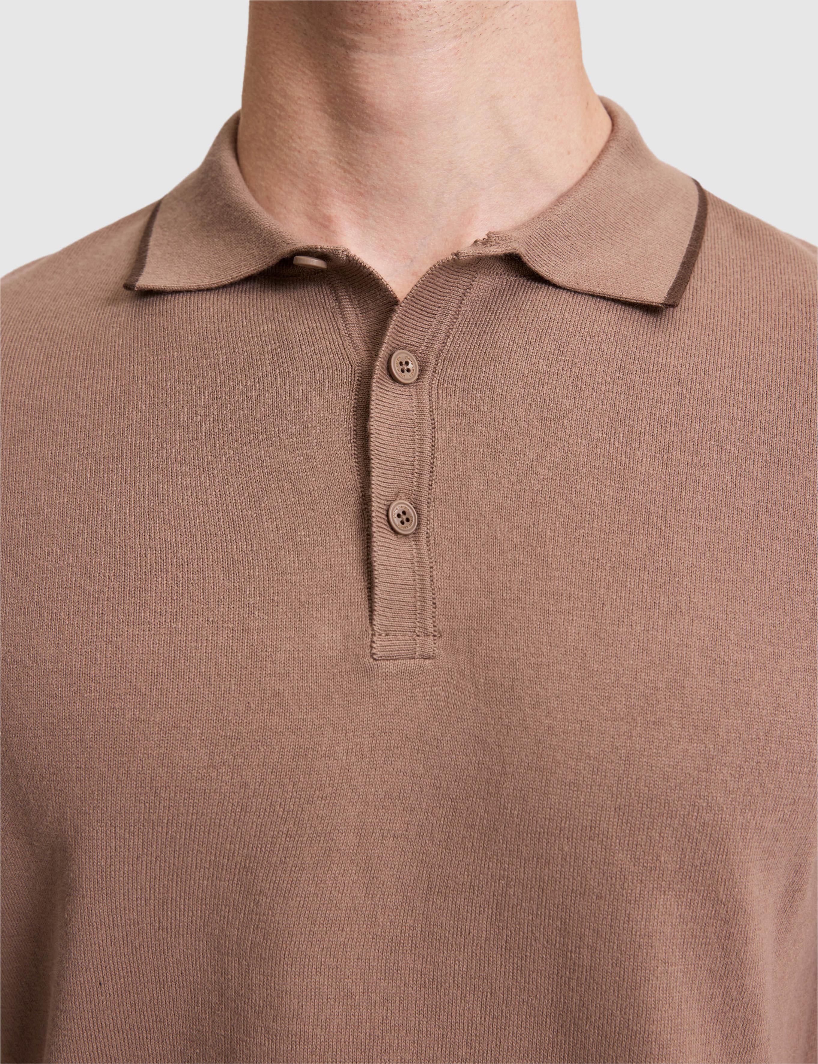Vizon Slim Fit %100 Pamuk Düğmeli Polo Yaka Triko Tişört
