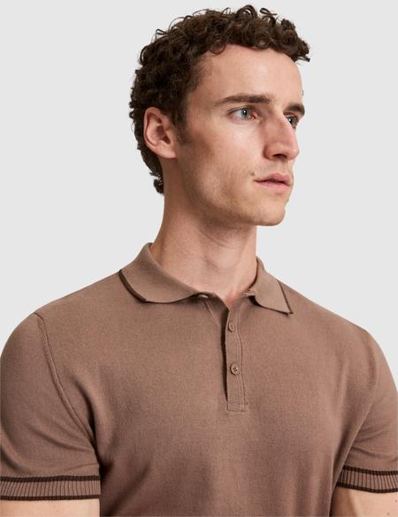 Vizon Slim Fit %100 Pamuk Düğmeli Polo Yaka Triko Tişört - 50320831031