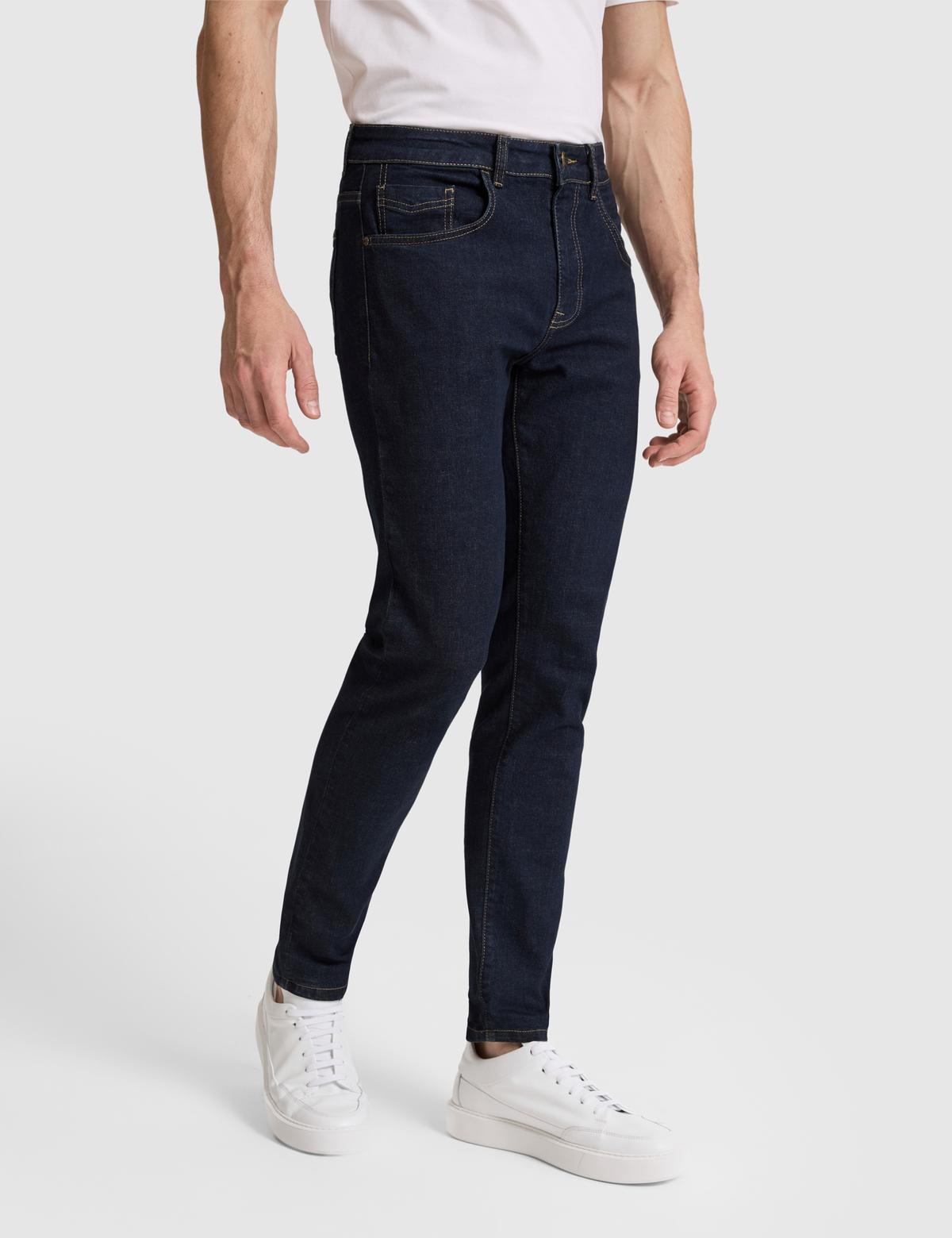 Lacivert Slim Fit Jean Pantolon - 50327851002