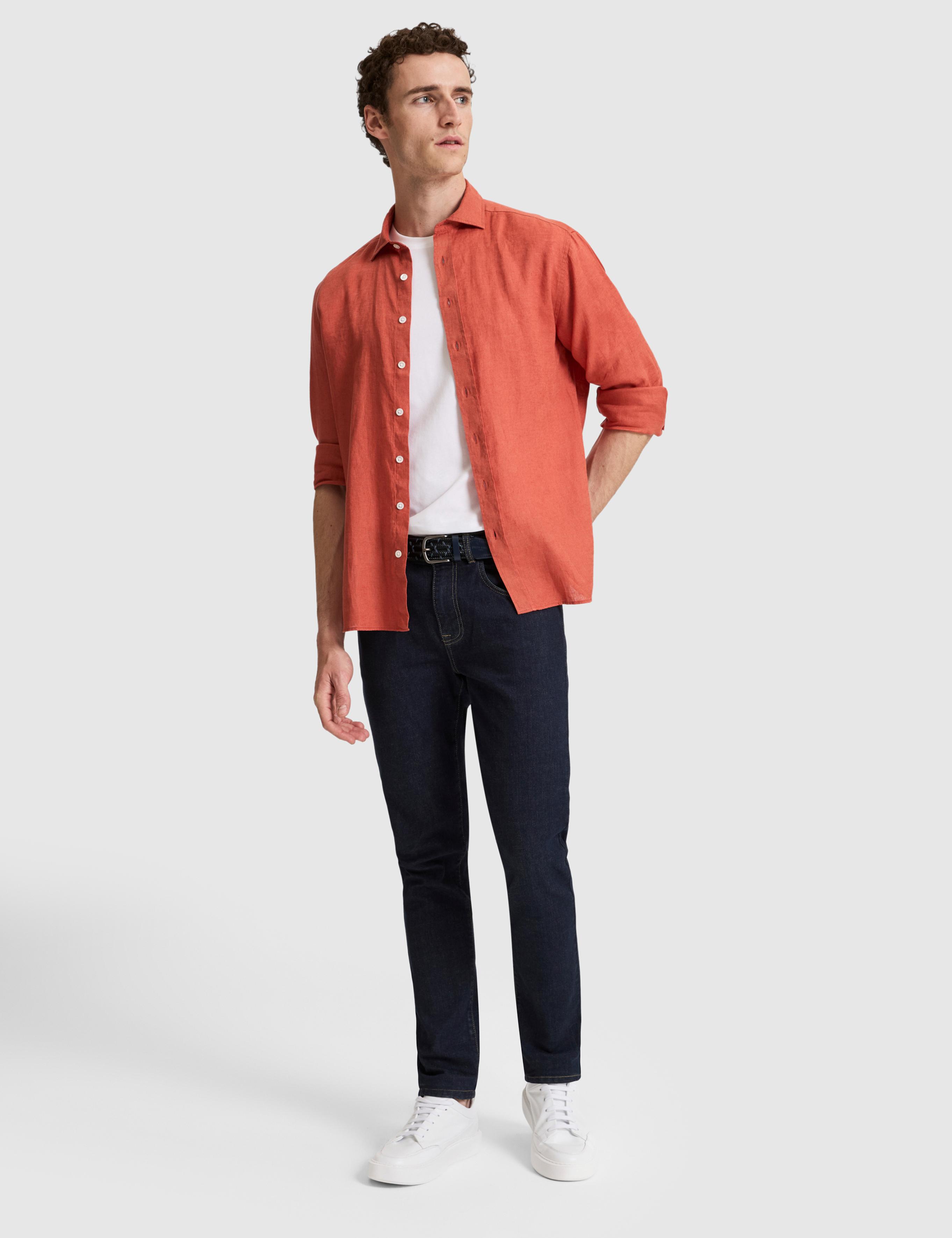 Lacivert Slim Fit Jean Pantolon