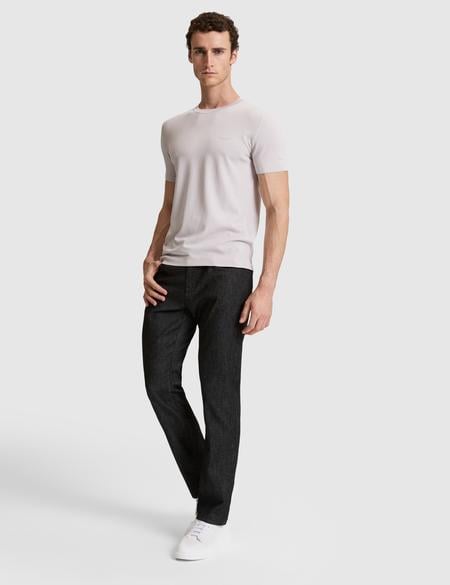 Siyah Straight Fit Jean Pantolon - 50325327019